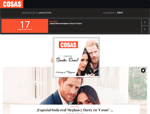 Tablet Screenshot of cosas.com